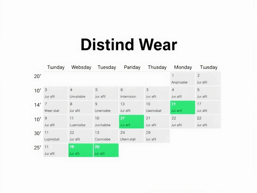 Calendrier de planification